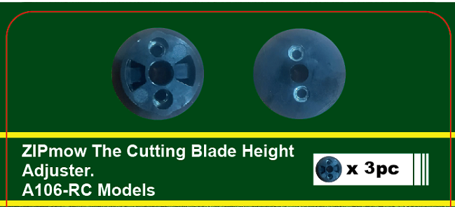ZIPmow - 3 EXTRA Cutting Blade Height Adjuster