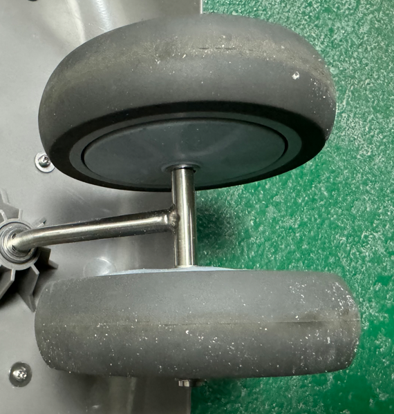 ZIPmow-1 Front wheels (with steering axle)